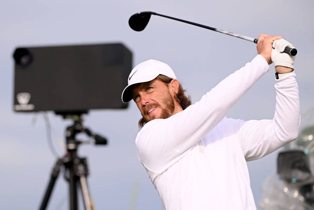 Tommy Fleetwood was out practicing early on on Wednesday